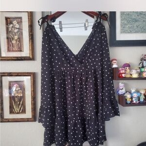 SHEIN Black Garment with White Accents